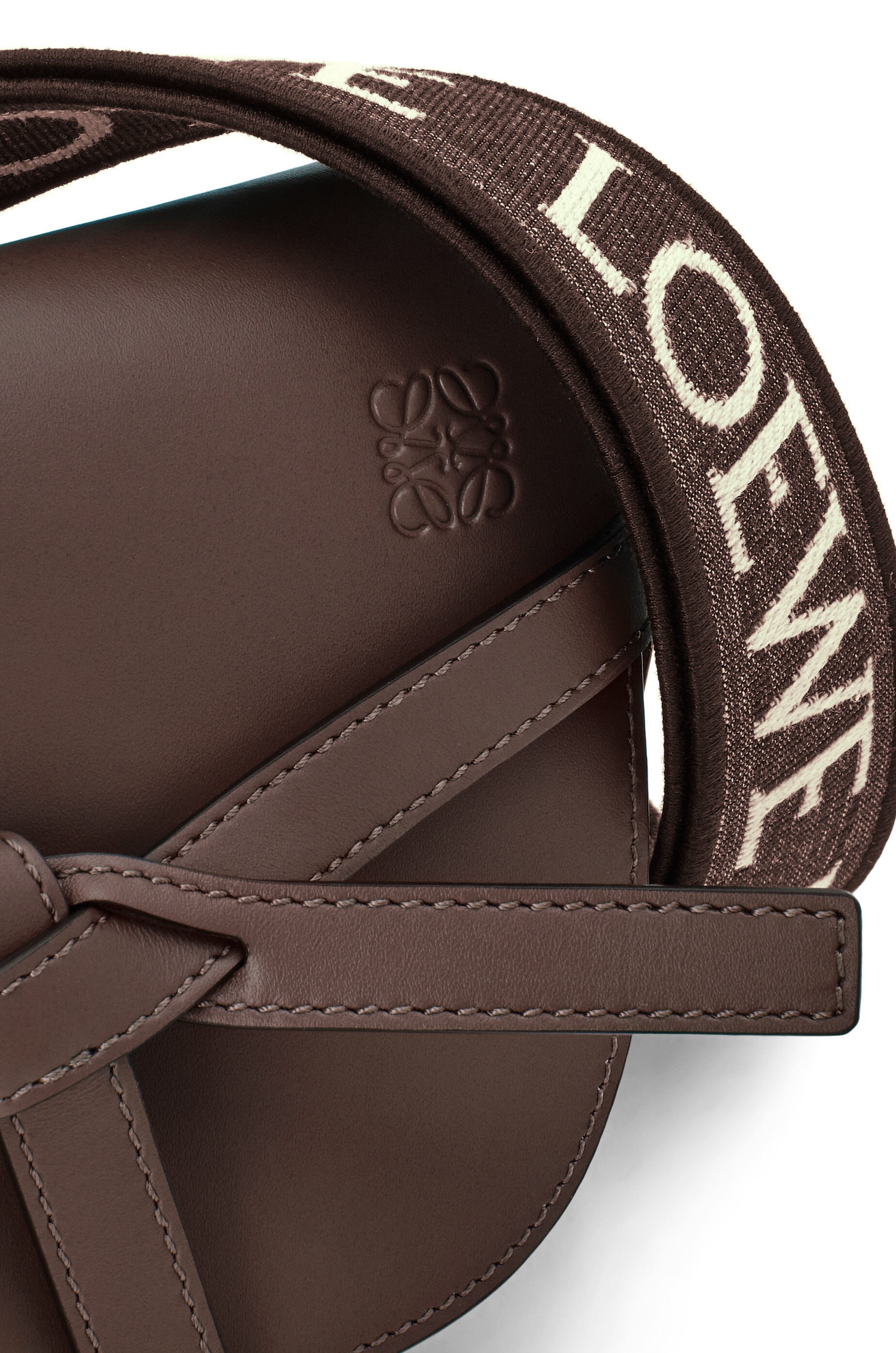 Mini Gate Dual bag in soft calfskin and jacquard - 9