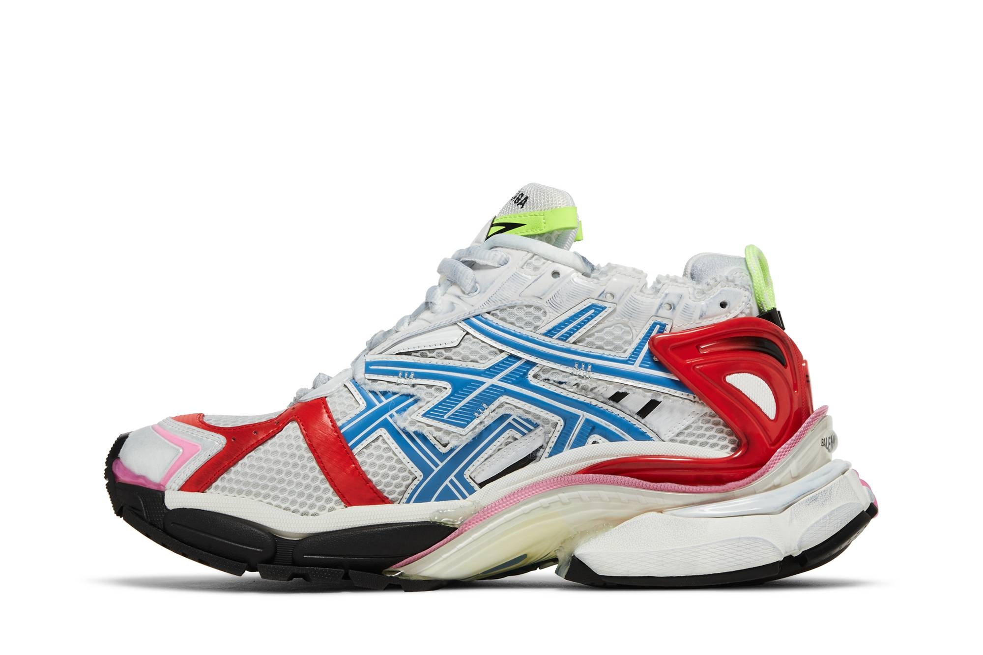 Balenciaga Runner Sneaker 'White Red Blue Pink' - 3