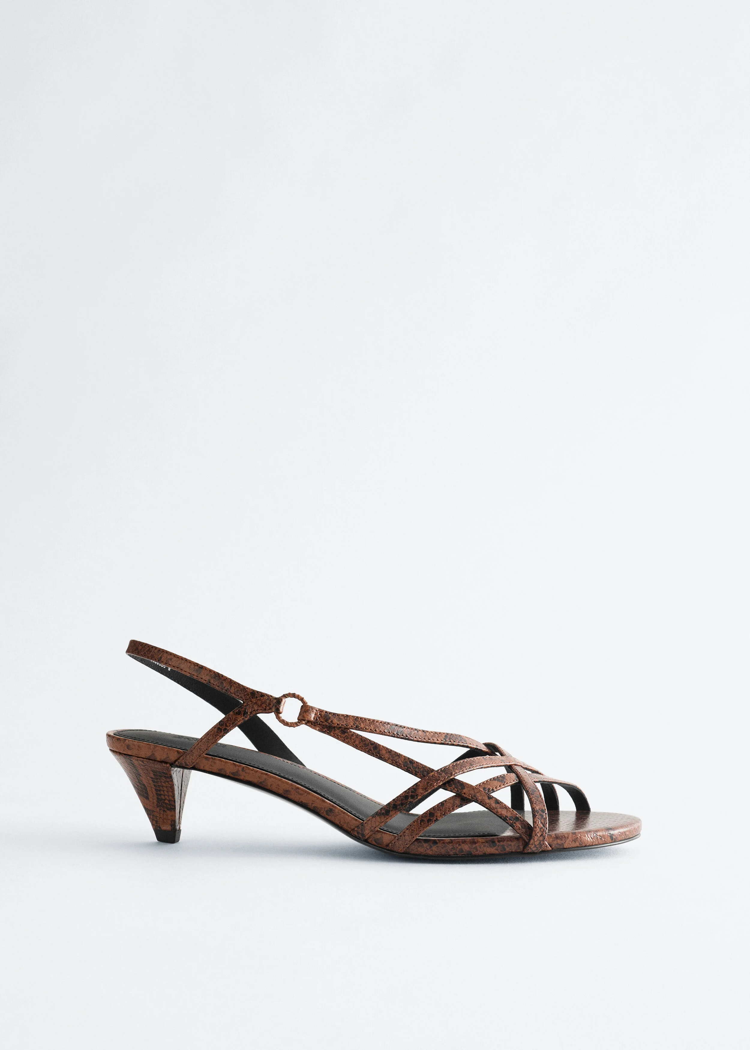 Strappy Leather Sandals - 1