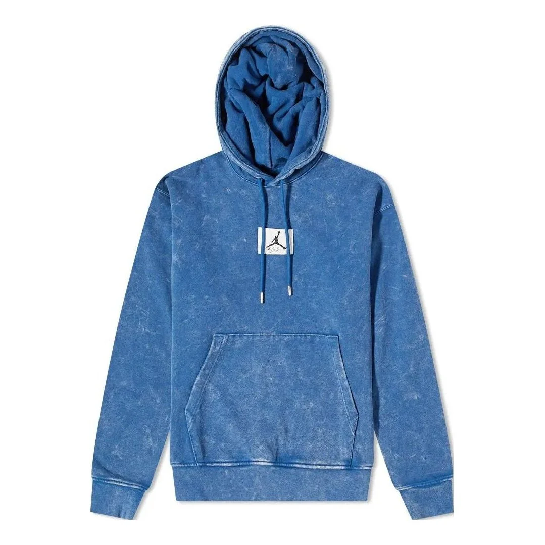 Air Jordan Washed Fleece Hoodie 'Blue' DR3087-493 - 1