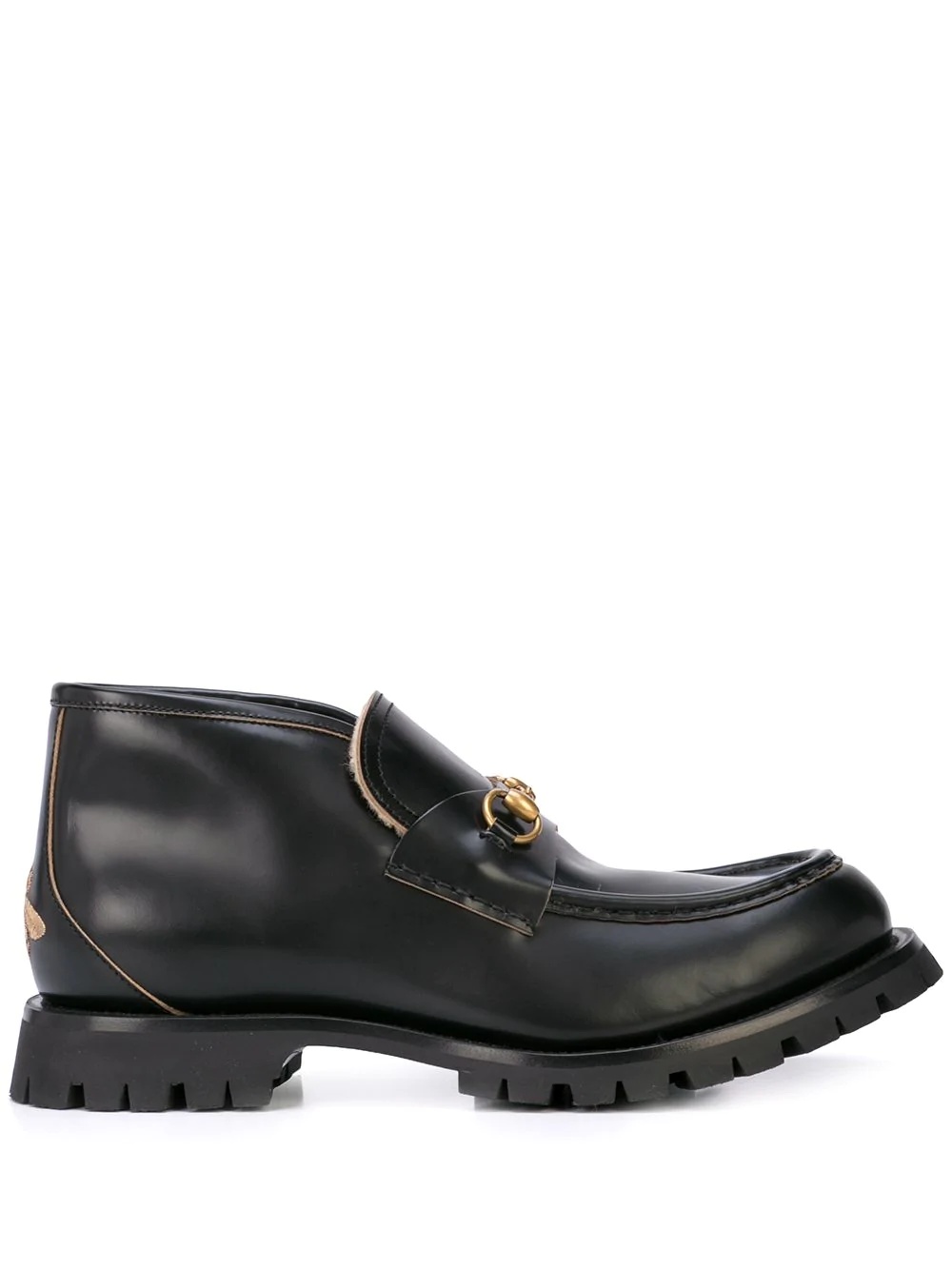 horsebit high-top loafers - 1