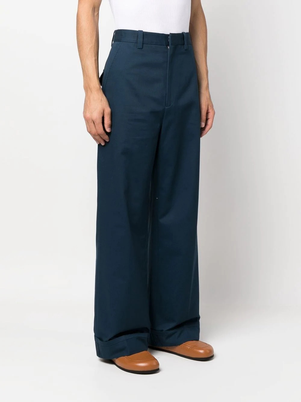 long wide-leg trousers - 3