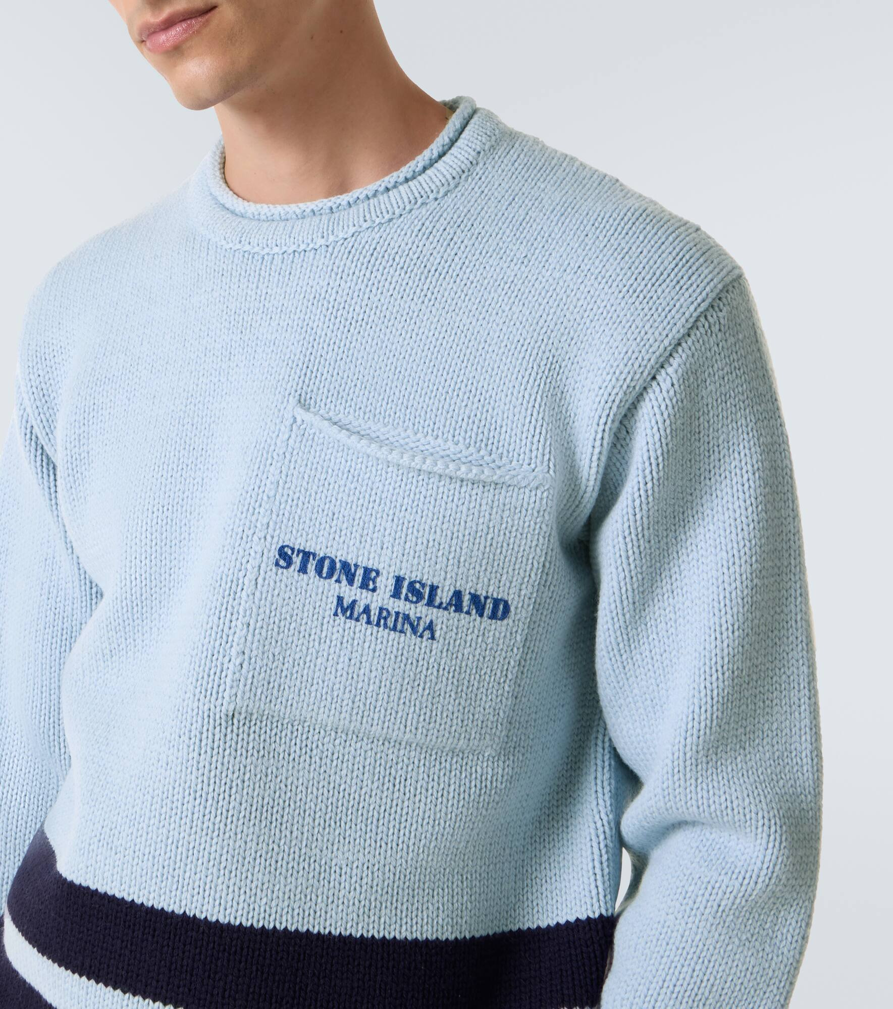 Marina jacquard virgin wool sweater - 5