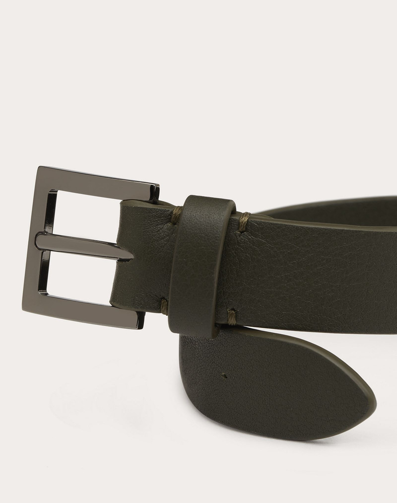 VLogo Signature Leather Bracelet 4