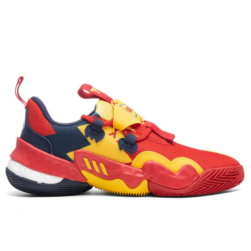 ADIDAS X TRAE YOUNG 1 MCAAG - SOLID RED/BOLD GOLD/NAVY BLUE - 1