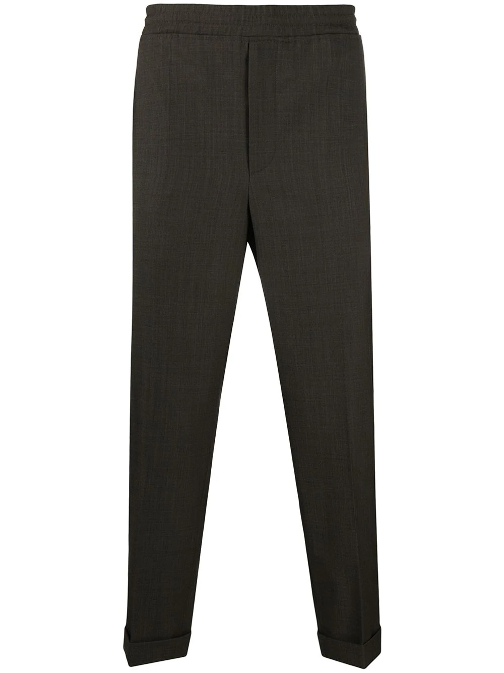 tapered slim-fit trousers - 1