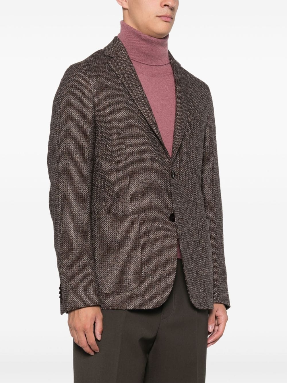 interwoven blazer - 3