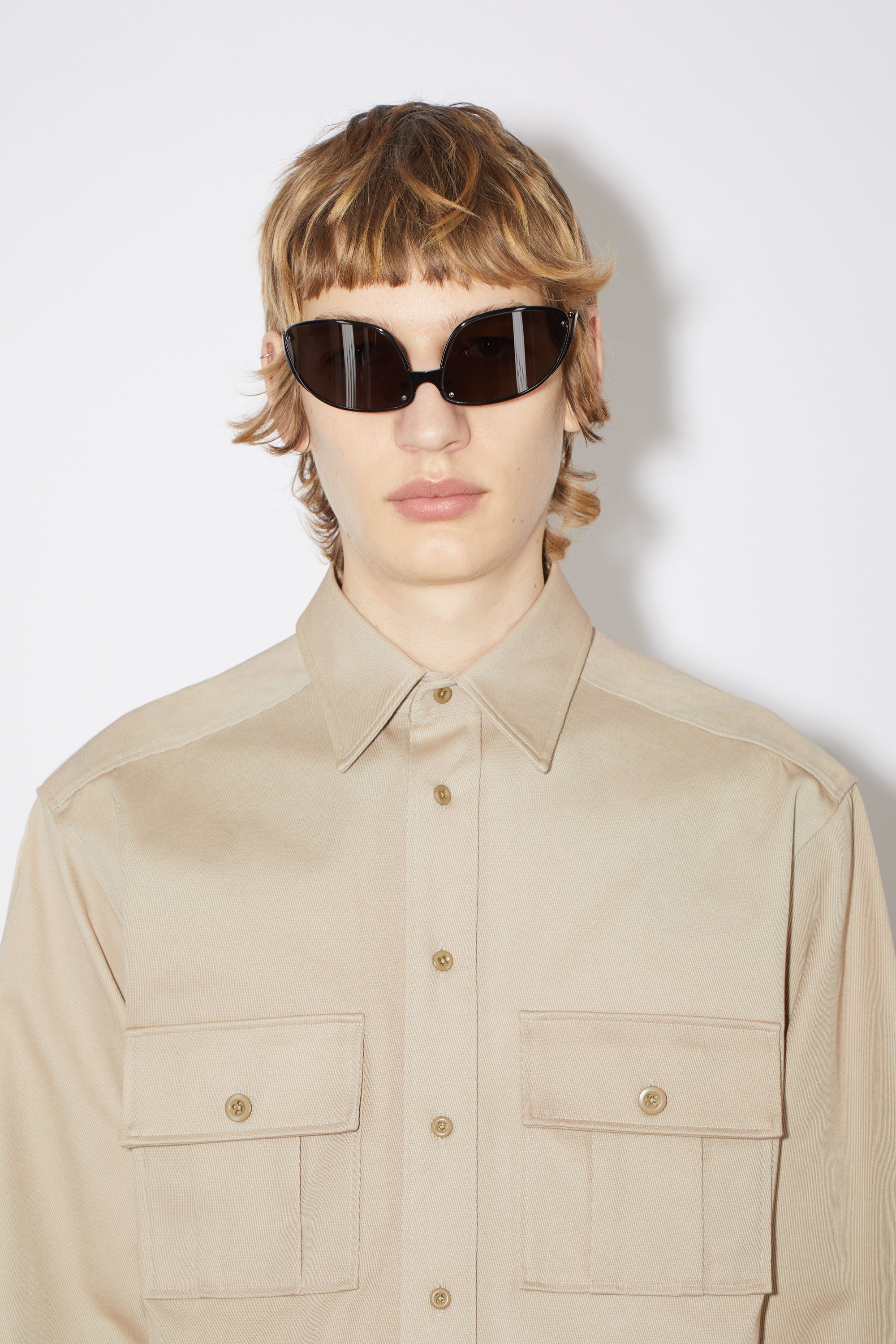 Long sleeve shirt - Beige - 5