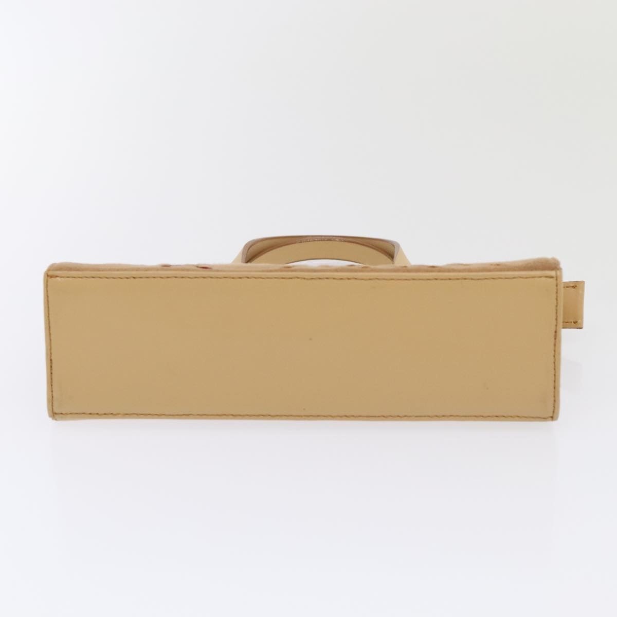 Burberry Hand Bag Leather Beige - 5