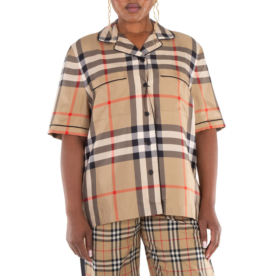 Burberry Archive Beige Vintage Check Pyjama Shirt - 3