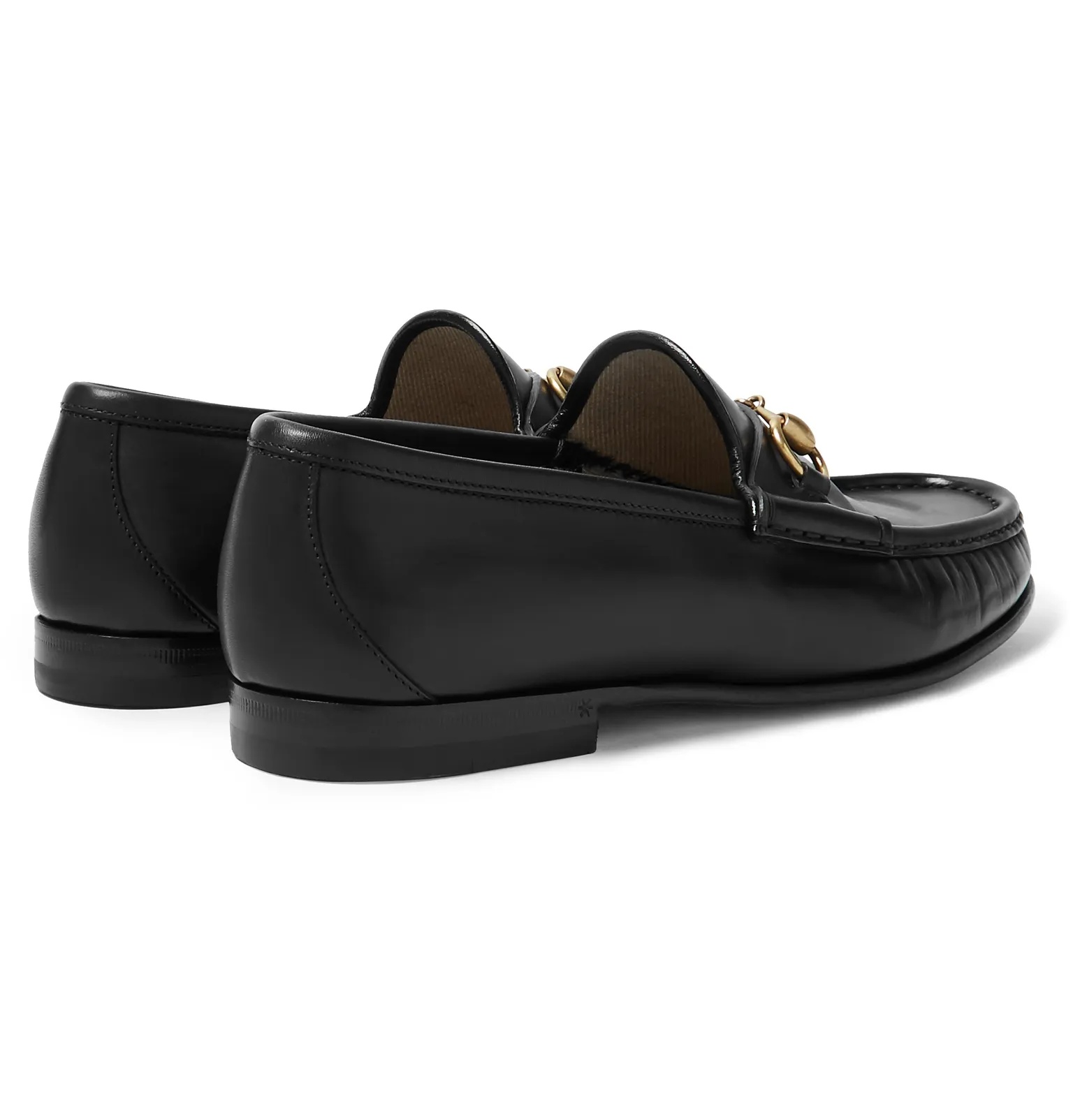 Easy Roos Horsebit Collapsible-Heel Leather Loafers - 5