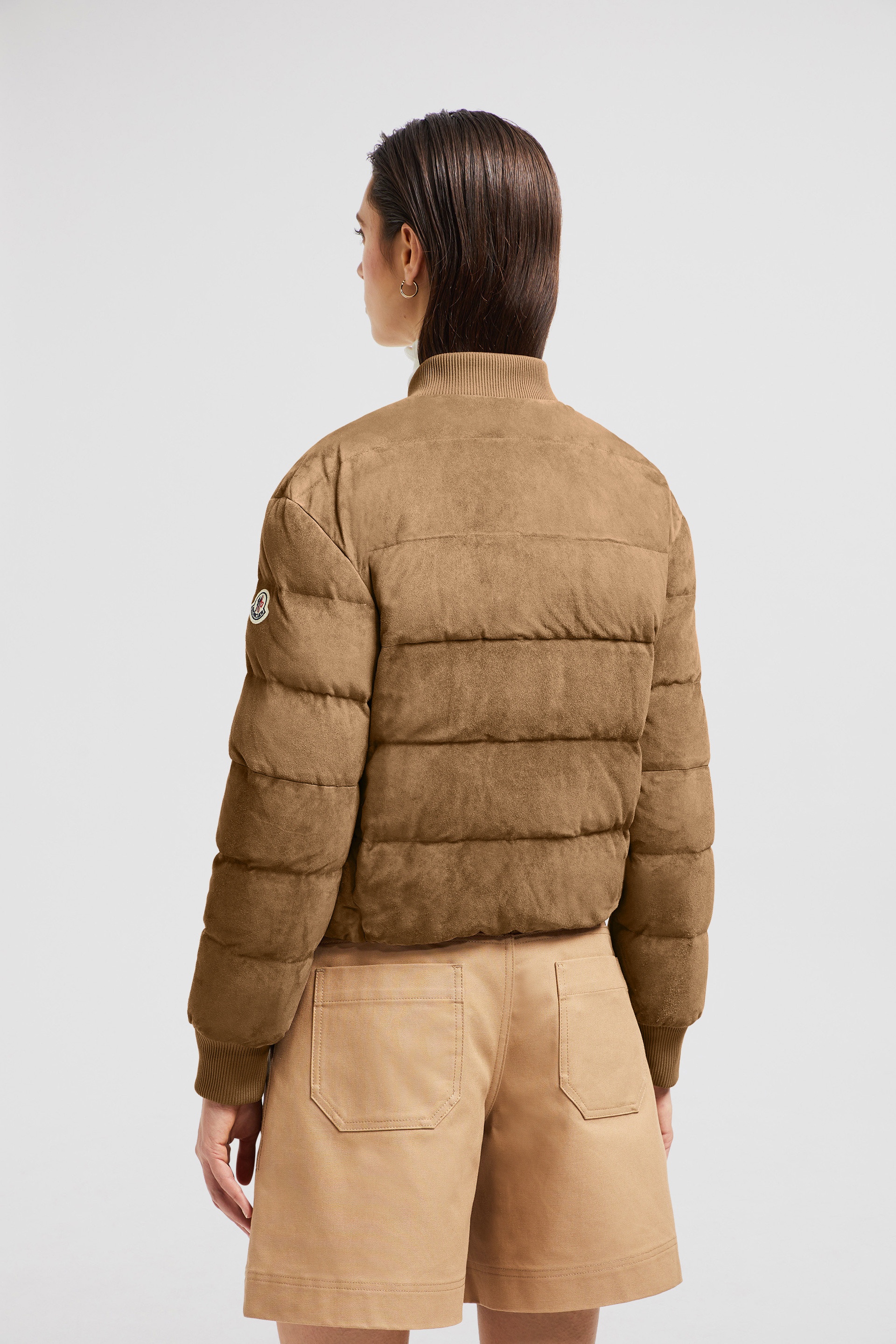 Pollet Suede Down Bomber Jacket - 5