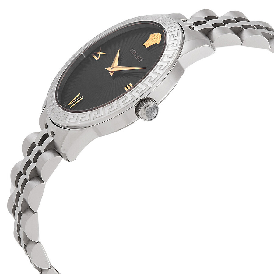 Versace Greca Signature Quartz Black Dial Ladies Watch VEVC00419 - 2