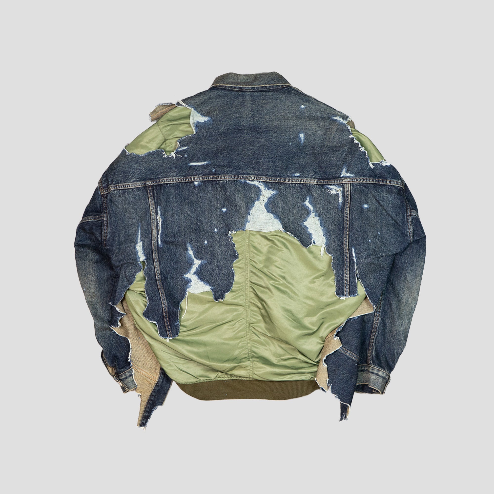 LAYERED DENIM + FLIGHT JACKET - 4