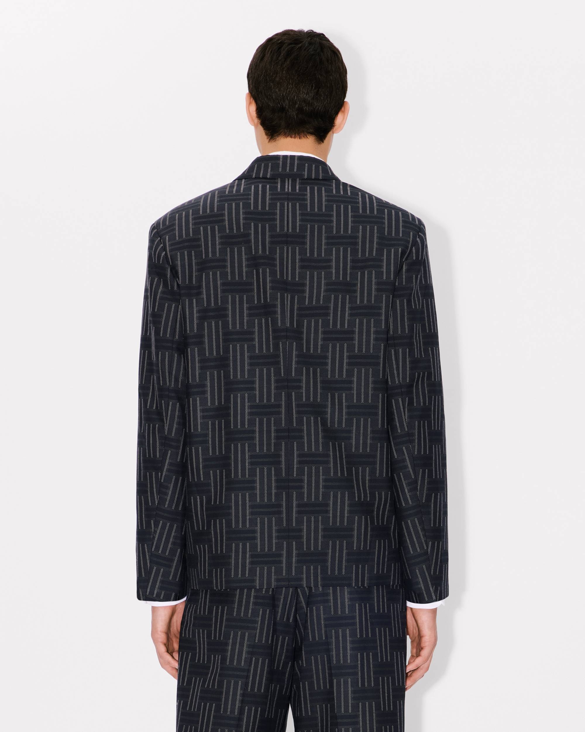 Tailored jacket in wool and cotton - 5