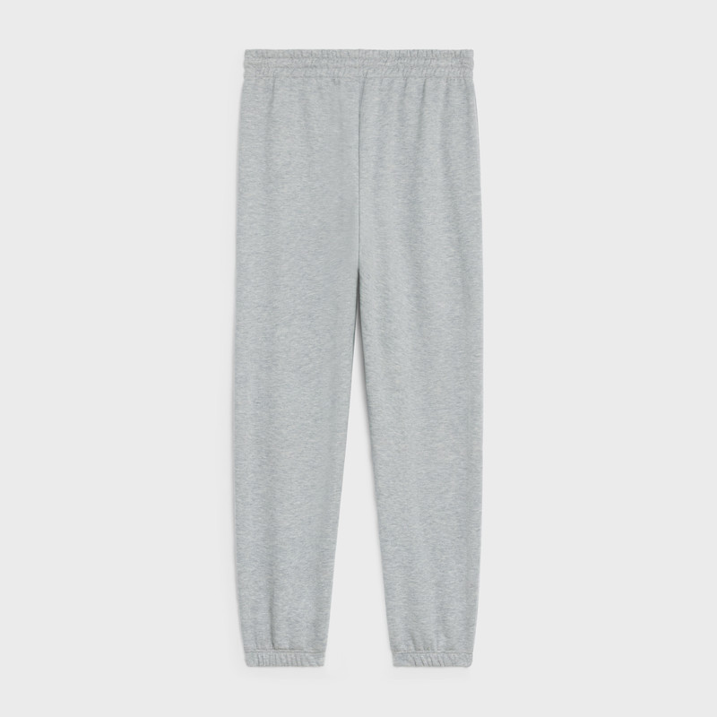 CELINE triomphe track pants in cotton and cashmere outlook