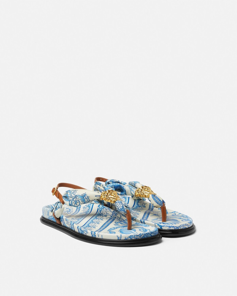 VERSACE Underwater Barocco La Medusa Sandals outlook