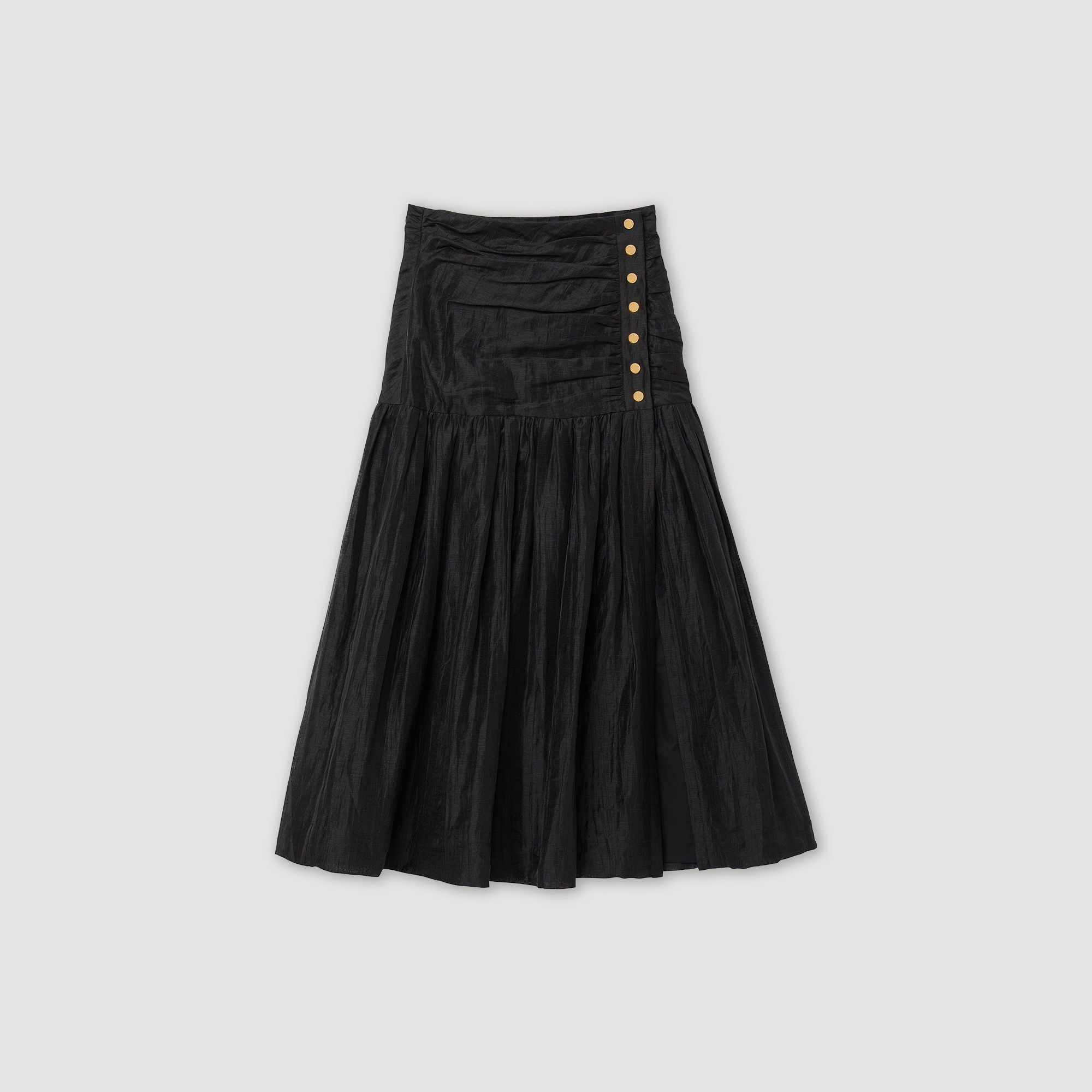 Gathered long skirt - 1