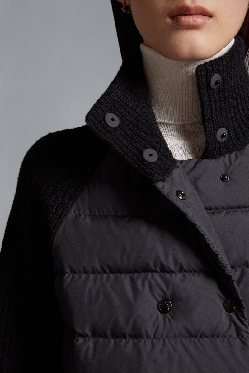 Padded Long Wool Cardigan 6