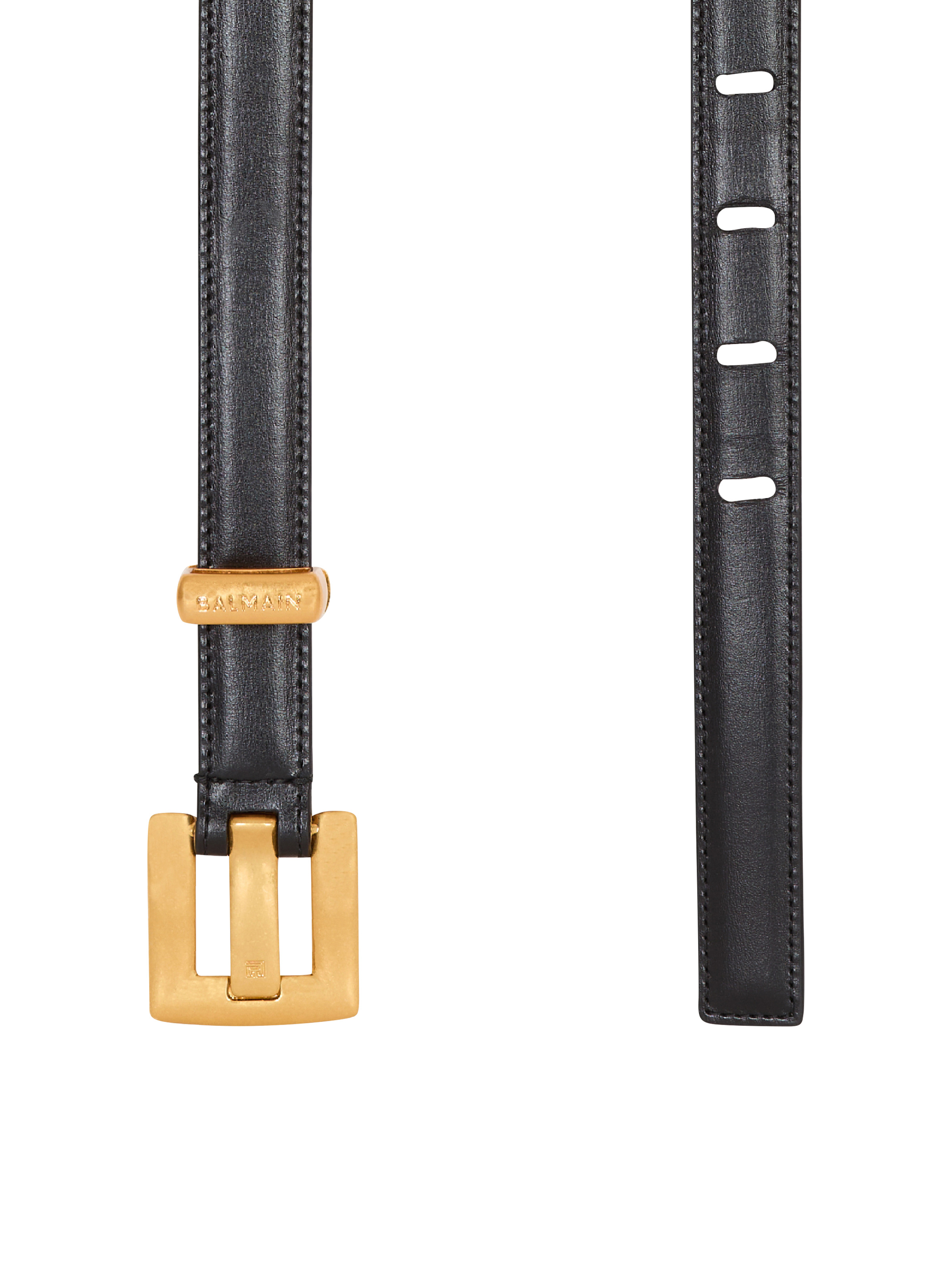 Anthem narrow leather belt - 4
