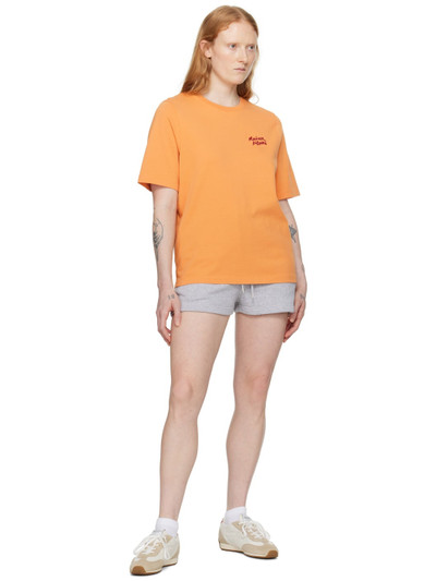 Maison Kitsuné Orange Handwriting T-Shirt outlook