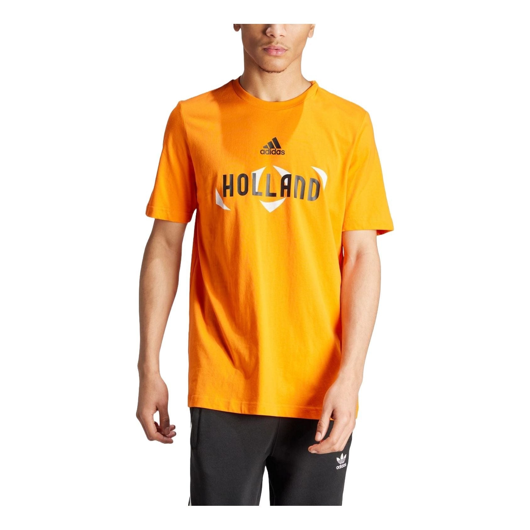 adidas UEFA EURO24 Holland Football T-shirt 'Orange' IT9316 - 1