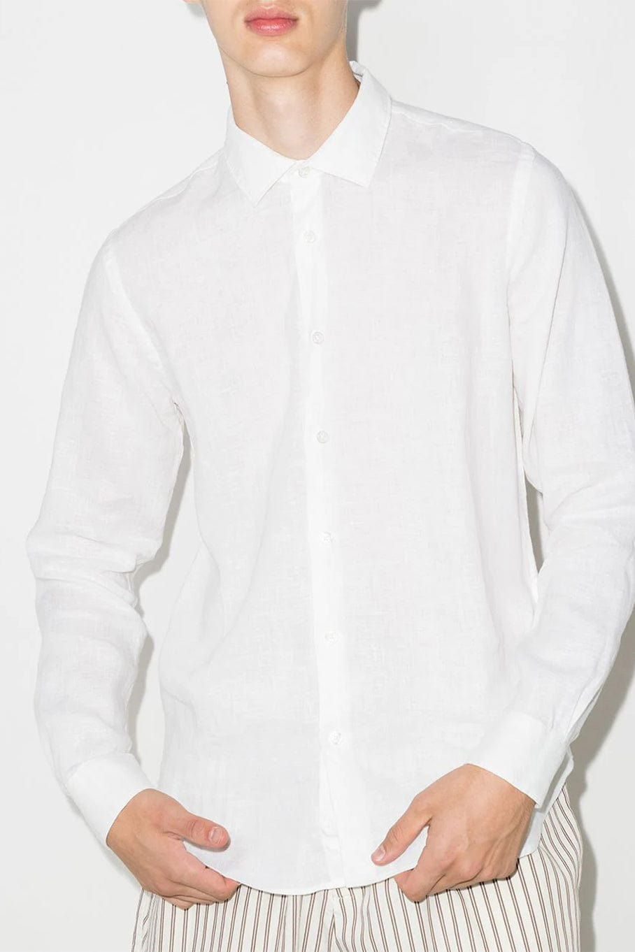 Tailored-Fit Linen Giles Shirt - 3