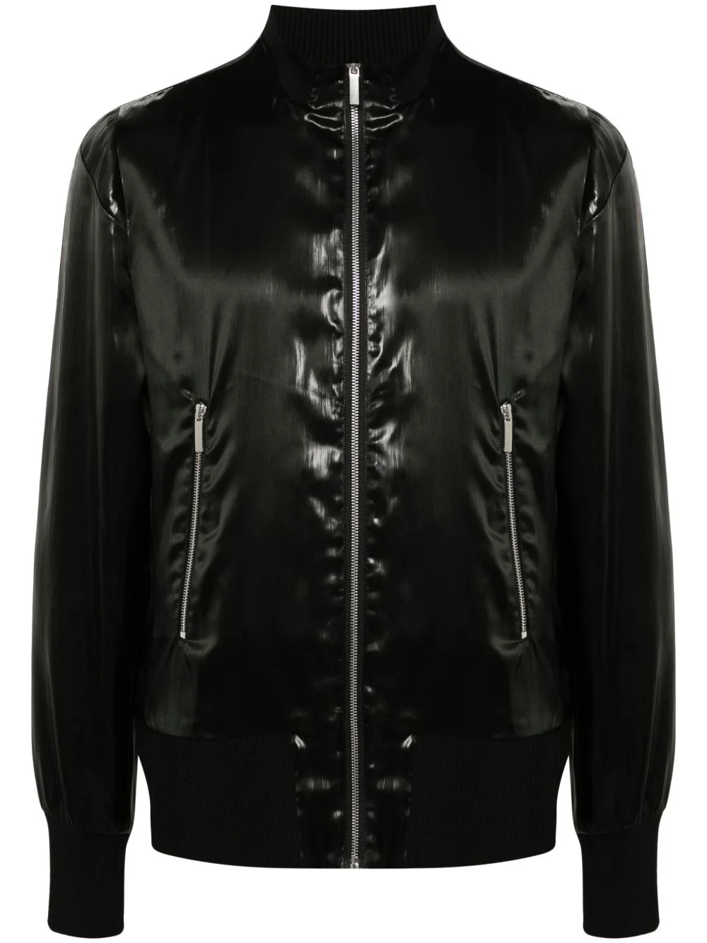 ciré-effect jacket - 1