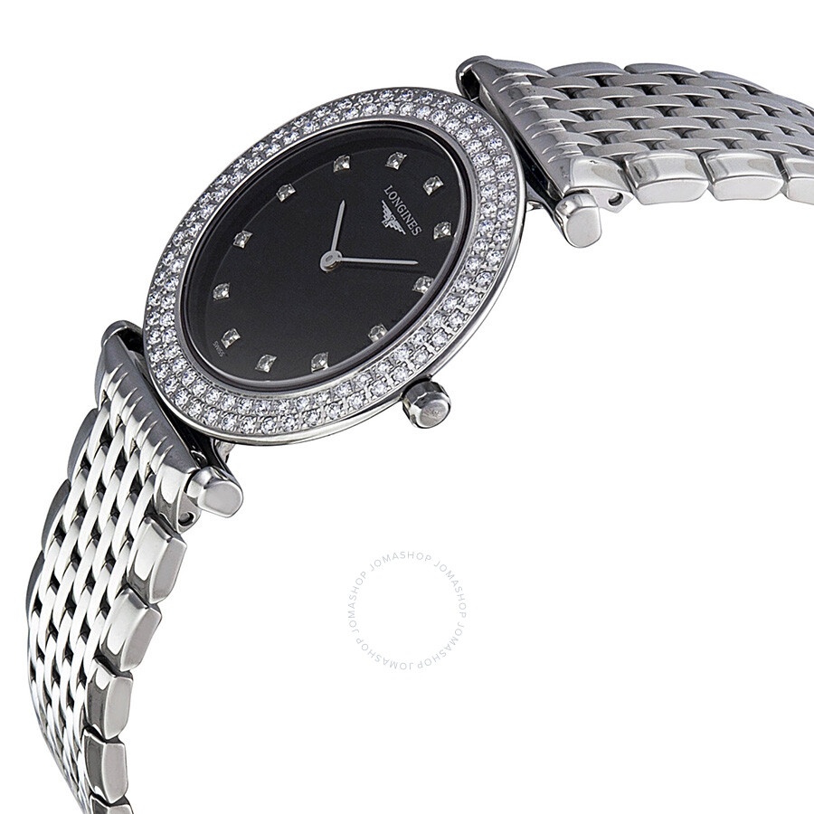 Longines La Grande Classique Black Dial Stainless Steel Ladies Watch L43080576 - 2