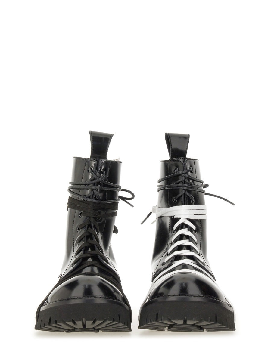 Moschino Men Lace-Up Boot - 4