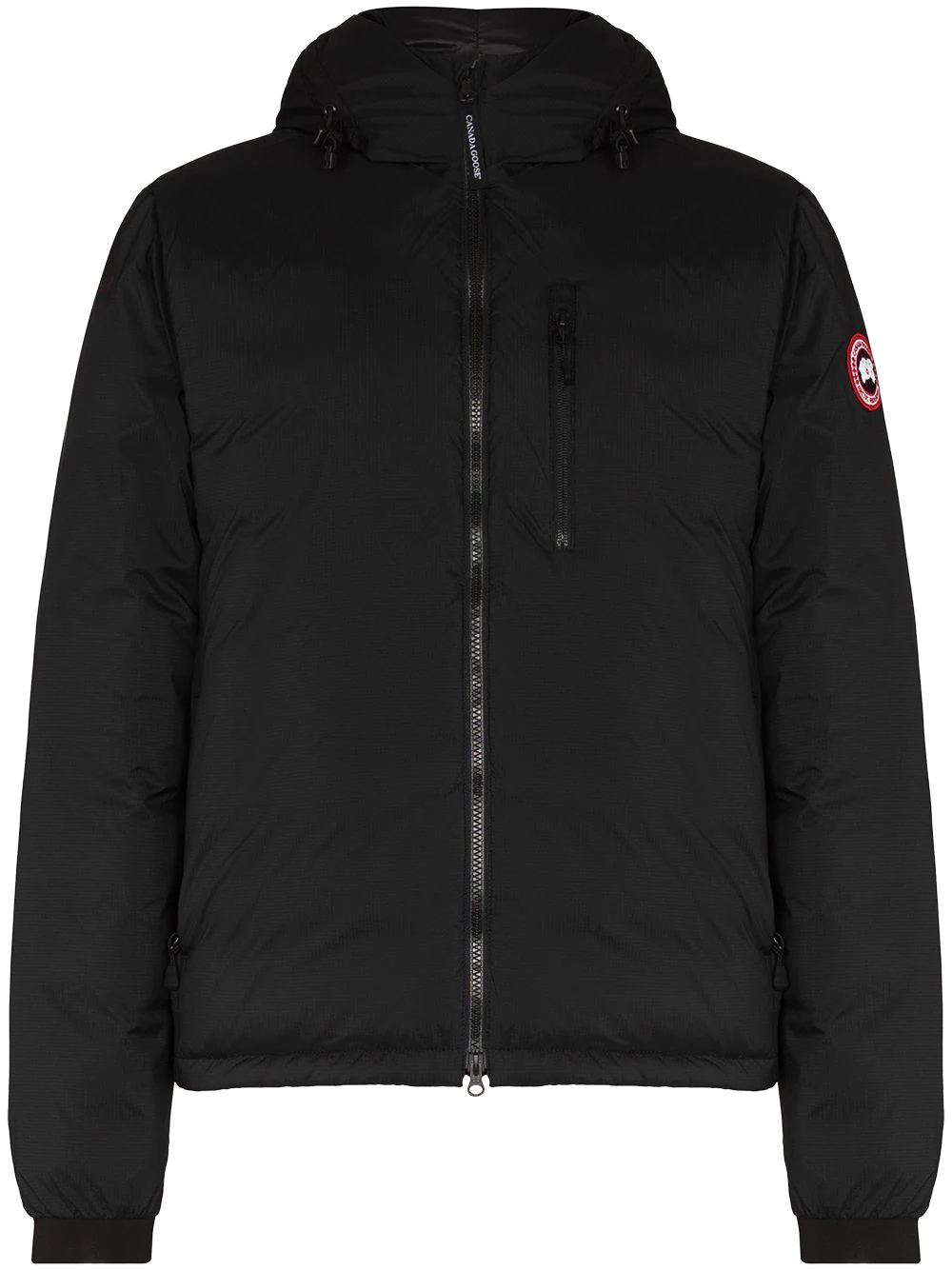 logo patch lodge jacket - 1