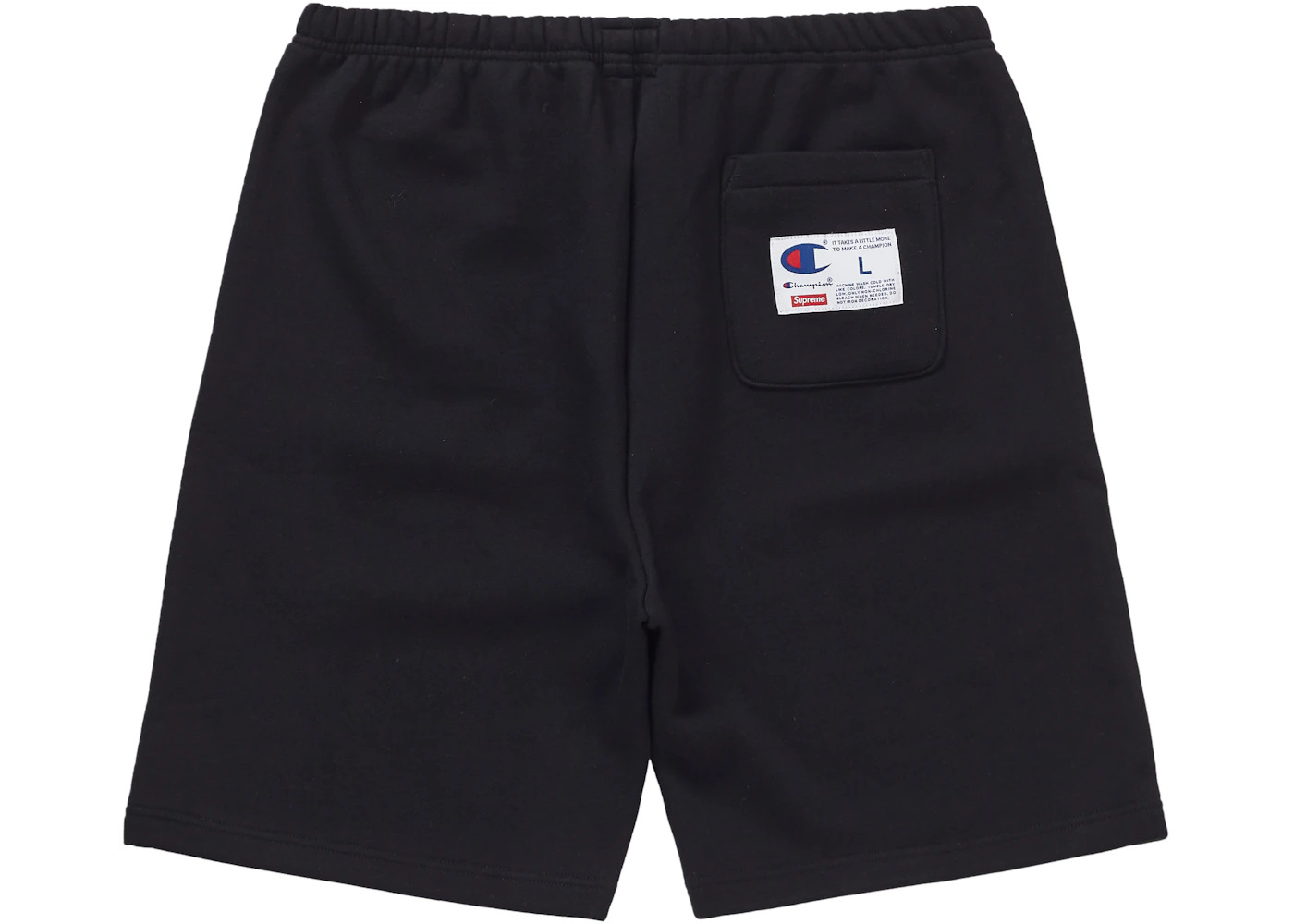 Supreme Champion Outline Sweatshort Black - 2