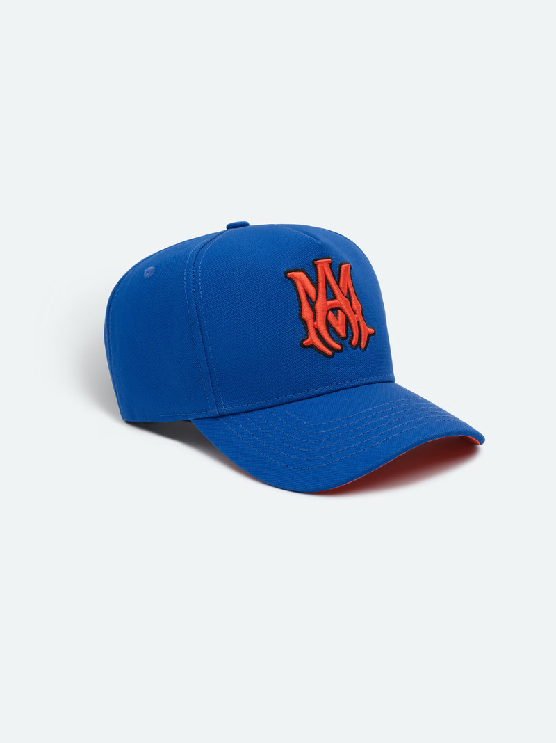 AMIRI XO FULL CANVAS HAT- BLUE/ORANGE outlook
