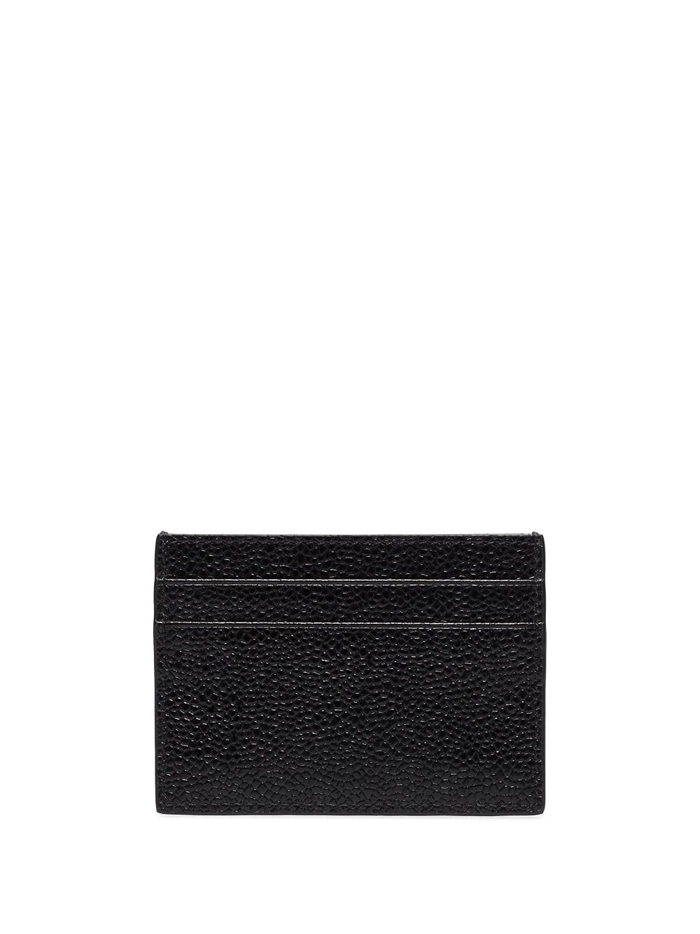 Credit Card Holder In Black Pebble Grain - 2