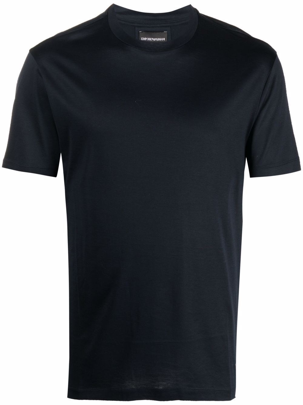 Logo cotton blend t-shirt - 1