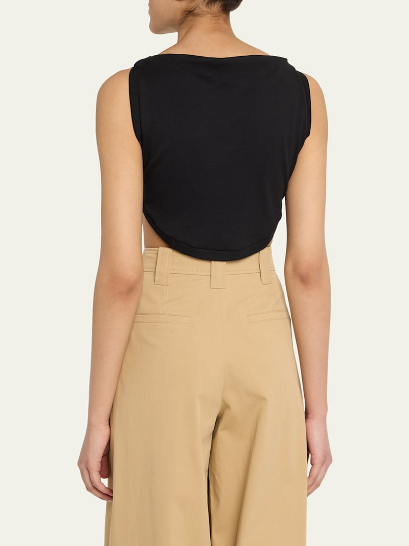 A.L.C. Mae Cropped High-Neck Top outlook
