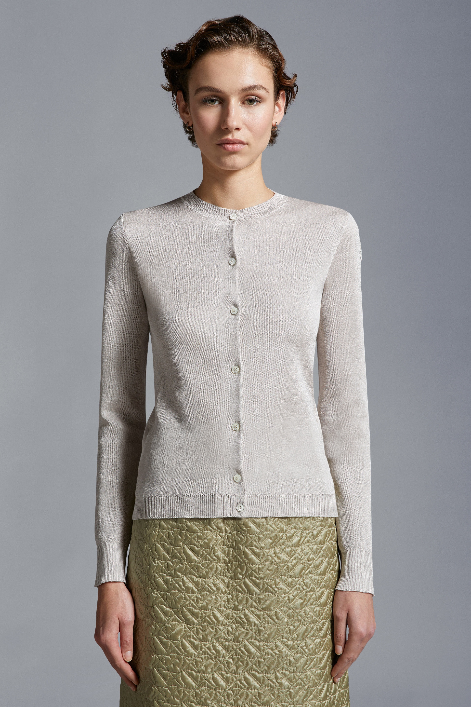 Cotton Blend Cardigan - 3