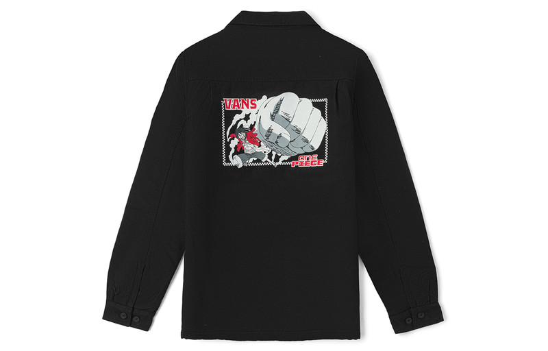 Vans Vans x One Piece Station Jacket 'Black' VN00062QBLK outlook