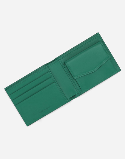 Dolce & Gabbana Calfskin bifold wallet with logo outlook