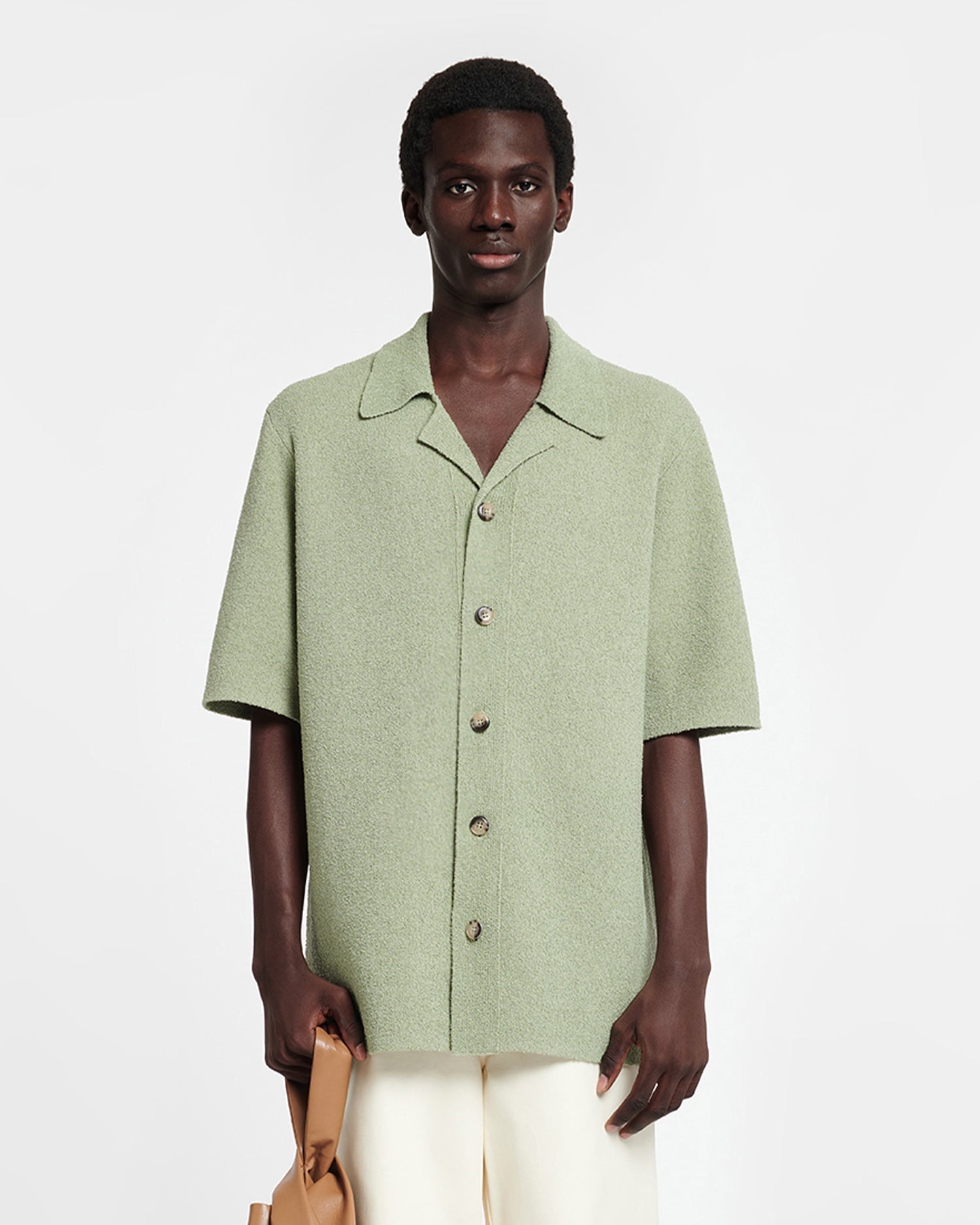 Terry-Knit Shirt - 1