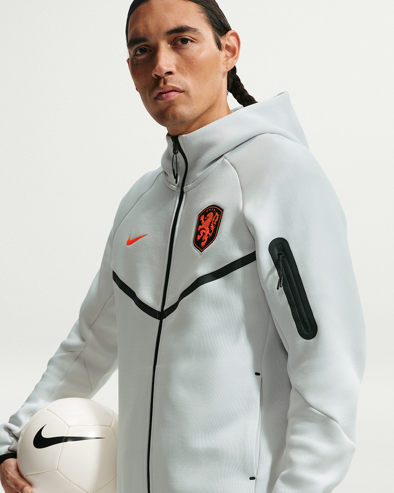 Netherlands Tech Fleece Windrunner Men's Nike Soccer Full-Zip Hoodie 3
