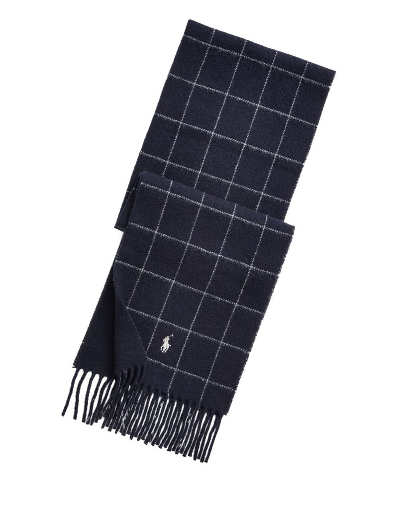 check embroidered scarf 1
