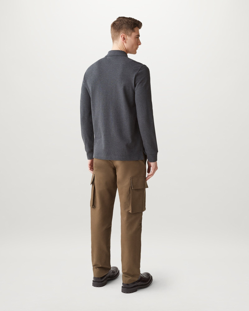 BELSTAFF LONG SLEEVED POLO 4