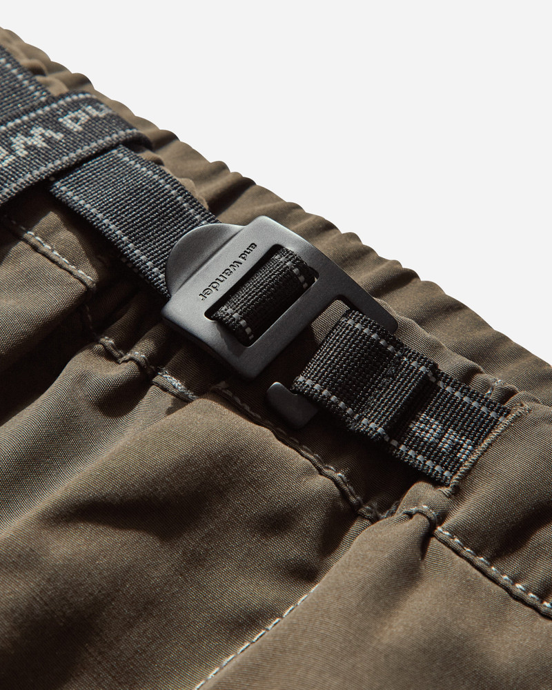 Men's High Count Cloth Side Zip Hem Pants Light Khaki 3