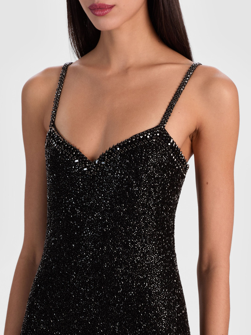 Alice + Olivia NINA EMBELLISHED MAXI DRESS outlook