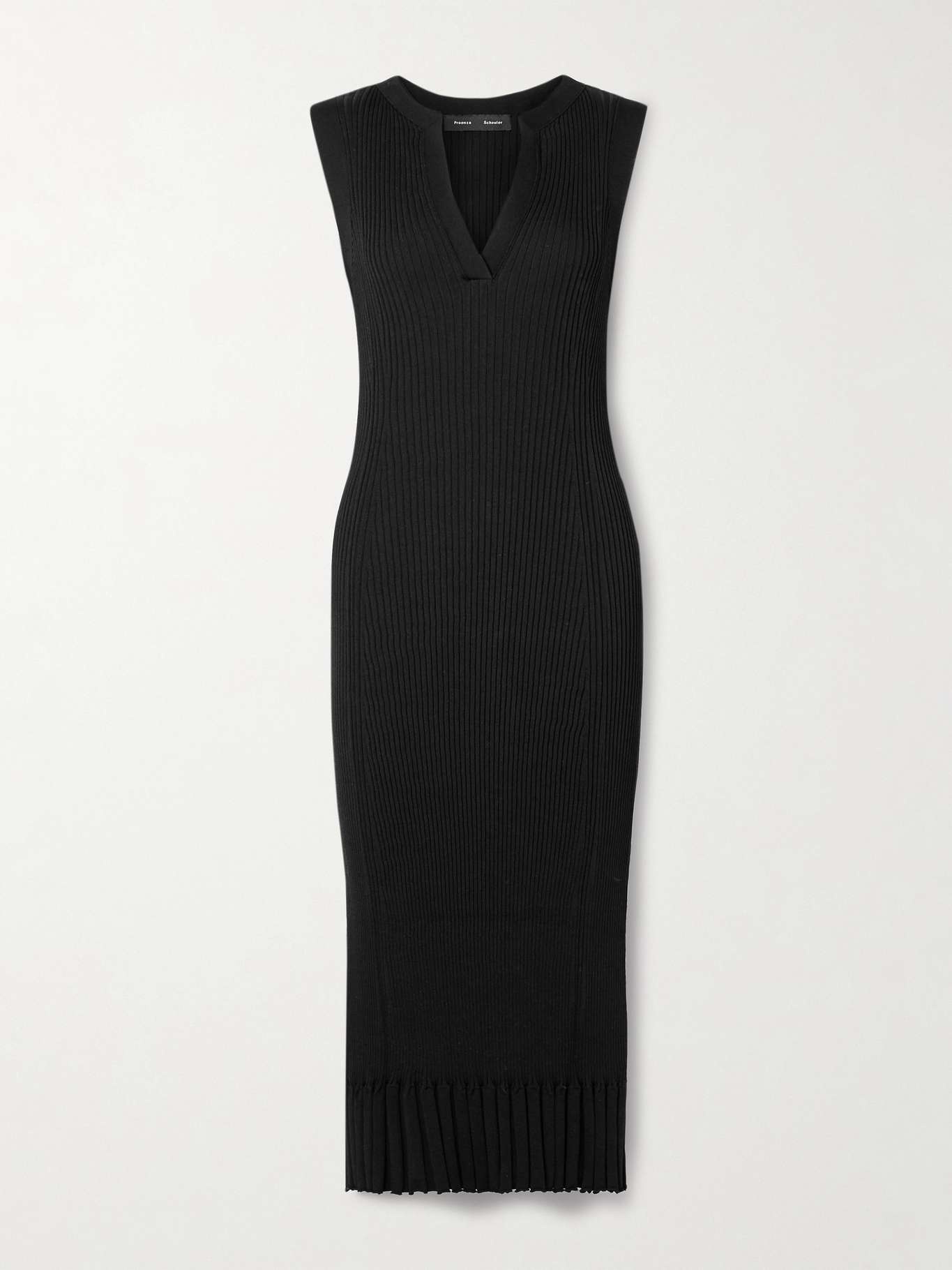 Tatum ribbed-knit midi dress - 1