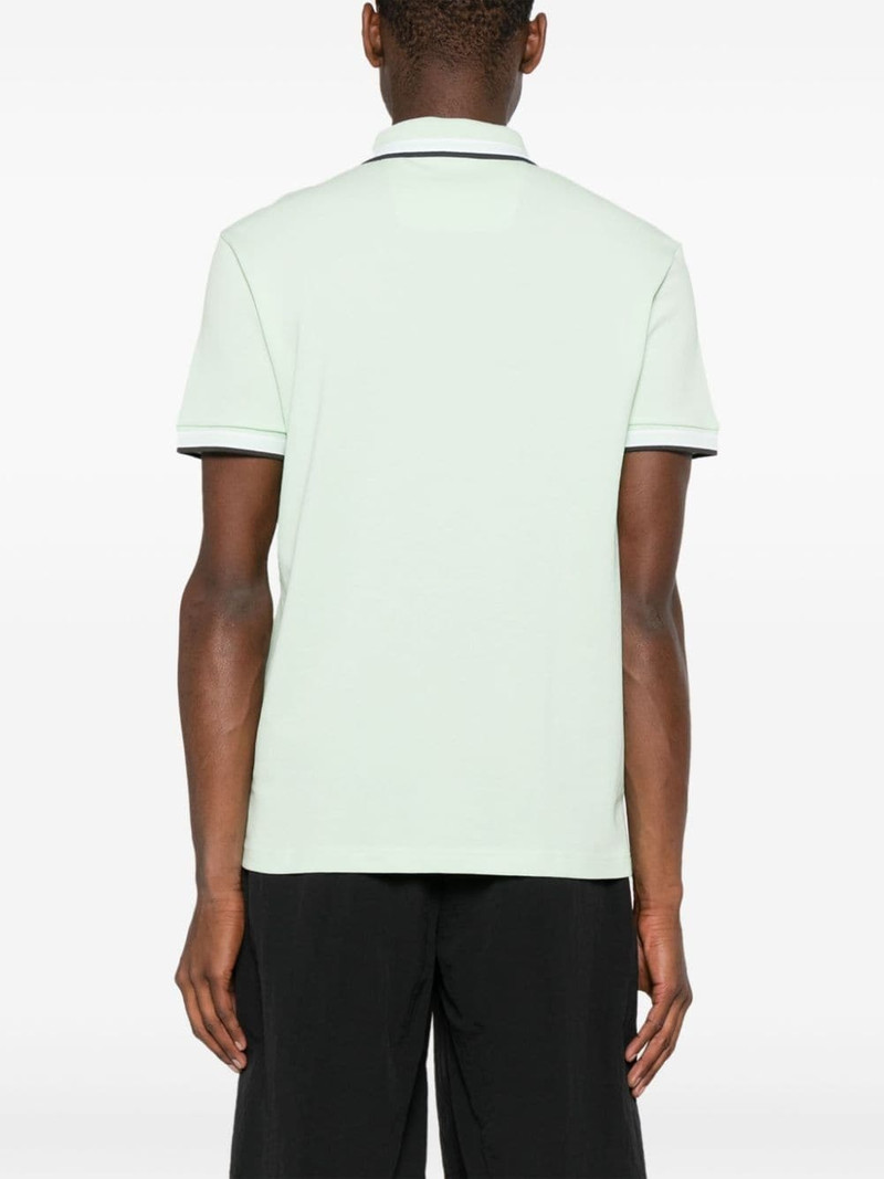 logo-embroidered cotton polo shirt 4