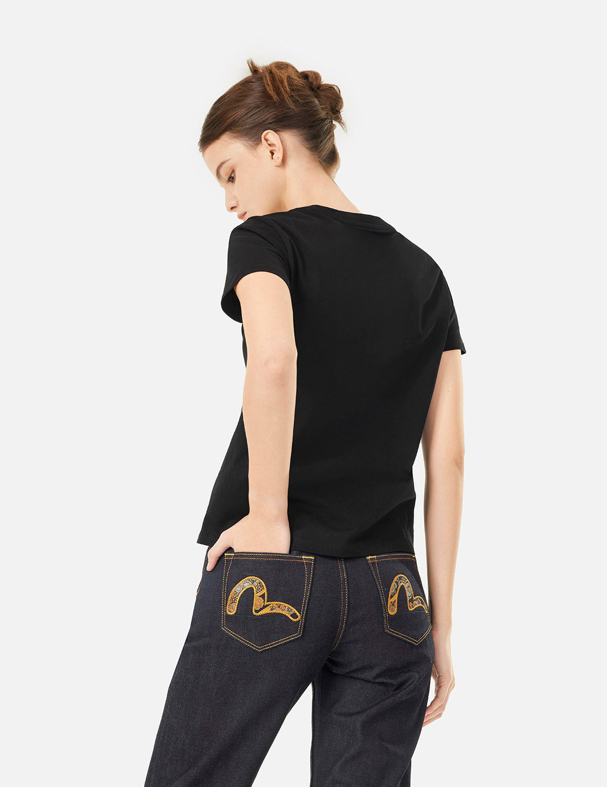 THE ROSE OF EVISU PRINT REGULAR FIT T-SHIRT - 4