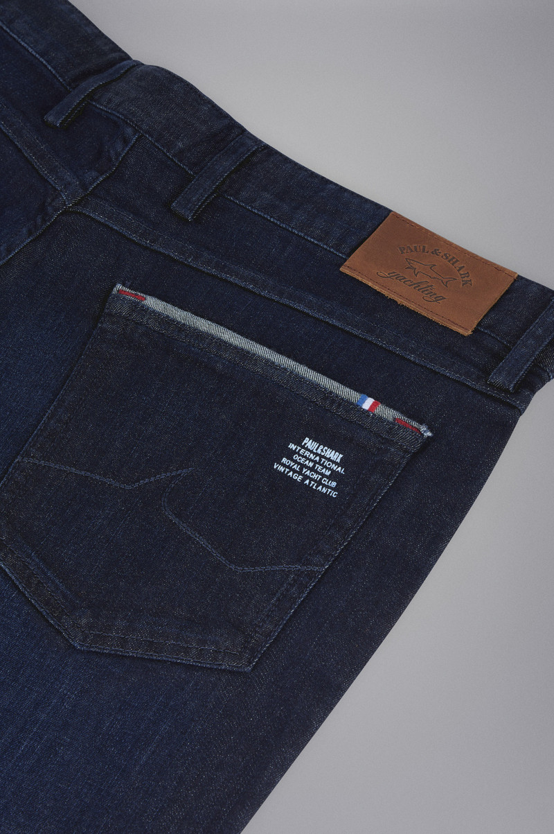 STRETCH COTTON DENIM JEANS 5