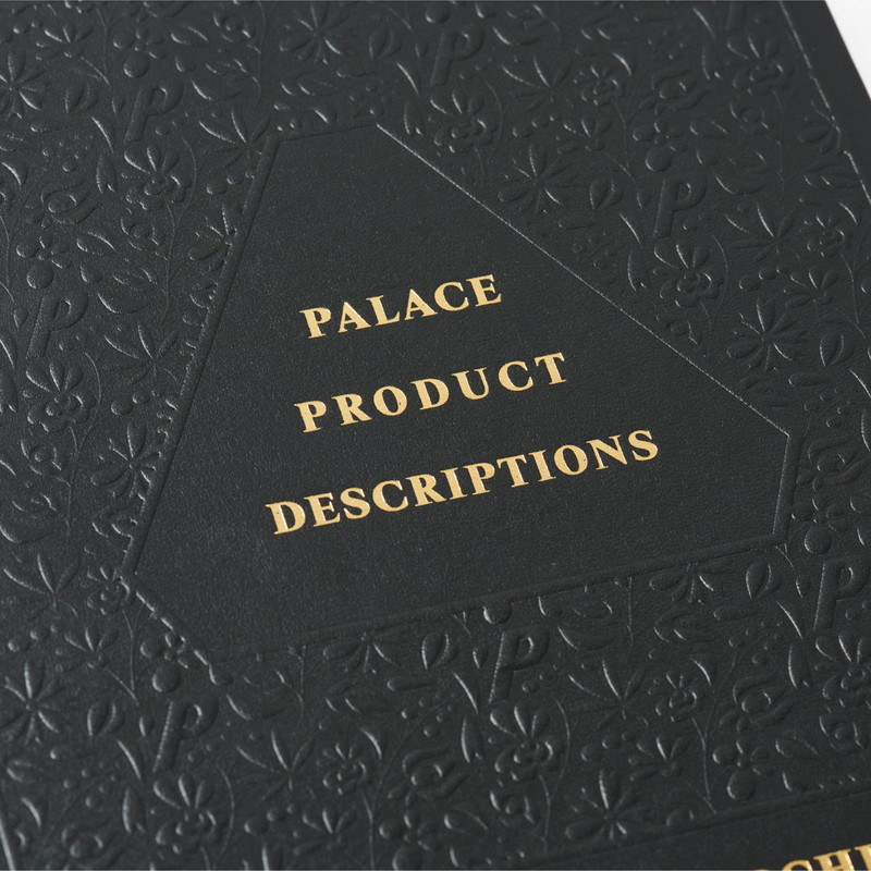 PALACE PRODUCT DESCRIPTIONS: THE SELECTED ARCHIVE BOOK BLACK 4